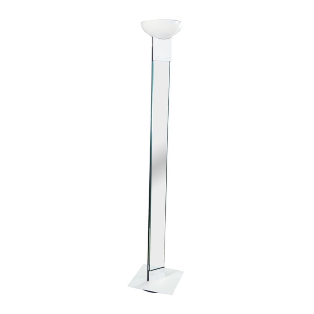 Contemporary 1980s Vintage Postmodern Laser Uplighter Floor Lamp by Max Baguara for Lamperti For Sale - Image 3 of 18