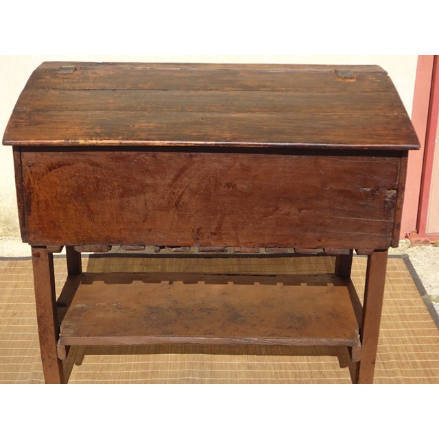 Vintage Brown Oak Dish Drainer For Sale - Image 6 of 18