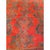Vintage Turkish Oushak Hand-Knotted Rug, Red Geometric, Early 1900s, 9' x 11' For Sale - Image 4 of 18
