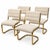 Bring quintessential 1970s California Modernism into your dining space with this matching set of four cantilever dining...