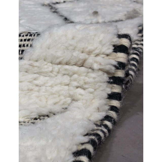 Beni Ourain Style Rug - 9.3 X 8.6 Ft For Sale - Image 4 of 6