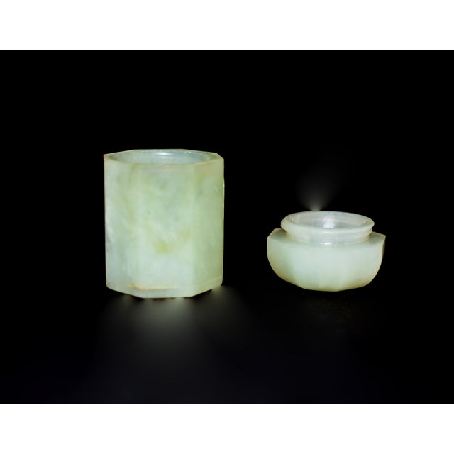 Gemstone Serpentine Gemstone Toothpick Holder Incense Matchstick Vanity Use For Sale - Image 7 of 15
