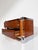 Mid-Century Burl Wood, Chrome and Acrylic Glass Nightstands, 1970s, Set of 2 For Sale - Image 10 of 18