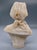 Stone Antique Italian Alabaster Bust, Signed Pugi — Hooded Female Figure, Late 19th / Early 20th Century For Sale - Image 7 of 9