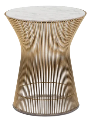 18 Karat Gold Side Table by Warren Platner for Knoll International, 2000s