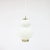 Large Danish Modern Brass and Opaline Glass Peanut Pendant Lamp by Bent Karlby for Lyfa, 1950s For Sale - Image 11 of 11