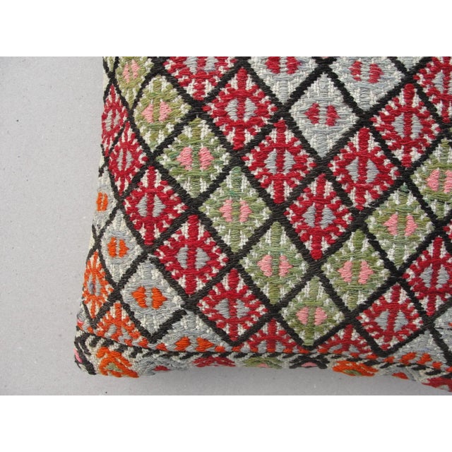 Textile Kilim Pillow Cushion Cover For Sale - Image 7 of 10