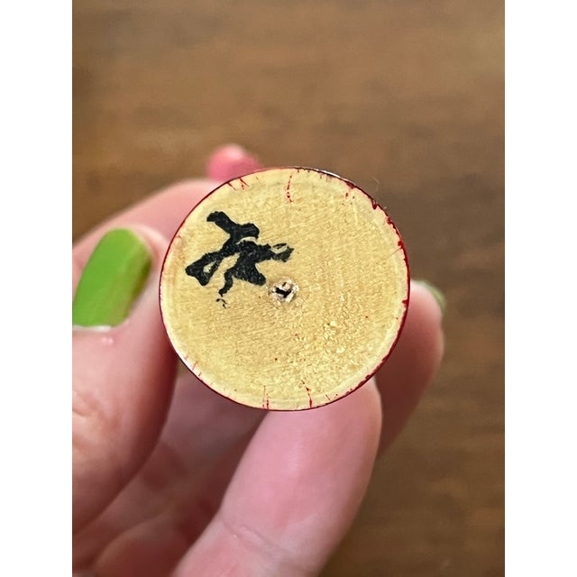 Vintage Japanese Kokeshi Doll For Sale - Image 9 of 9
