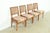 Henredon Robsjohn-Gibbings Style Mid-Century Modern Walnut and Cane Dining Chairs by Henredon, Set of Four For Sale - Image 4 of 13
