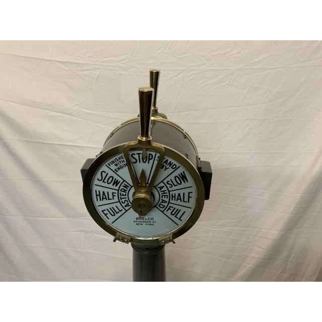 Metal Circa 1945 Engine Order Ships Telegraph For Sale - Image 7 of 12