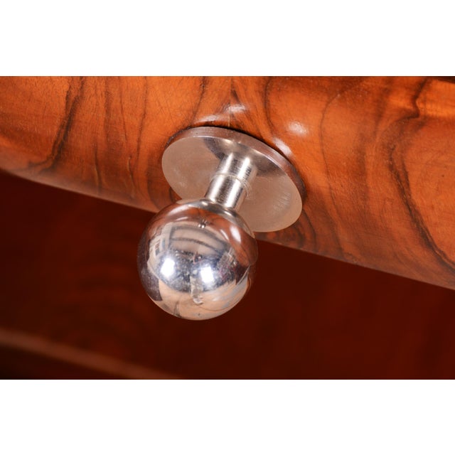 Art Deco Buffet in Walnut and Chrome, 1920s For Sale - Image 3 of 14