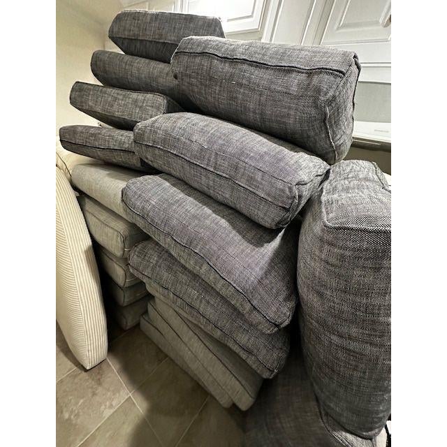 Brown Teak Sectional by Gloster For Sale - Image 8 of 12