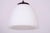 Metal Mid-Century Modern Pendant Light in Chrome and Steel with Opal Glass, Czech, 1960s For Sale - Image 7 of 8