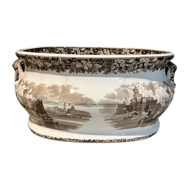 Antique 19th Century Wedgwood Large Foot Bath or Jardiniere Planter