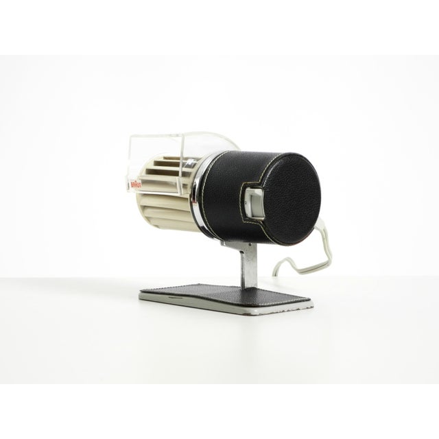 Blue HL 1 Table Fan by Reinhold Weiss for Braun, 1960s For Sale - Image 8 of 18
