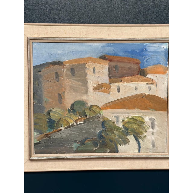 Sven‑erik Markhed, Cityscape, 1950s, Oil Painting, Framed For Sale - Image 12 of 18