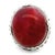 Modern Vintage Platinum Cabochon Ruby, Ruby and Diamond Statement Ring, Size 6.5 For Sale - Image 3 of 15