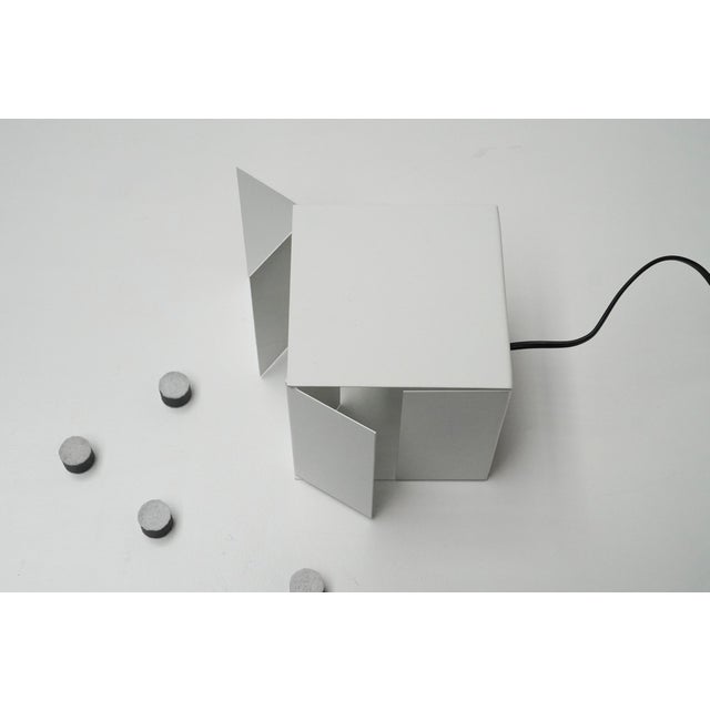 Metal Vintage Steel Kinetic Lamp by Paolo Tilche for Sirrah, Italy, 1970s For Sale - Image 7 of 11