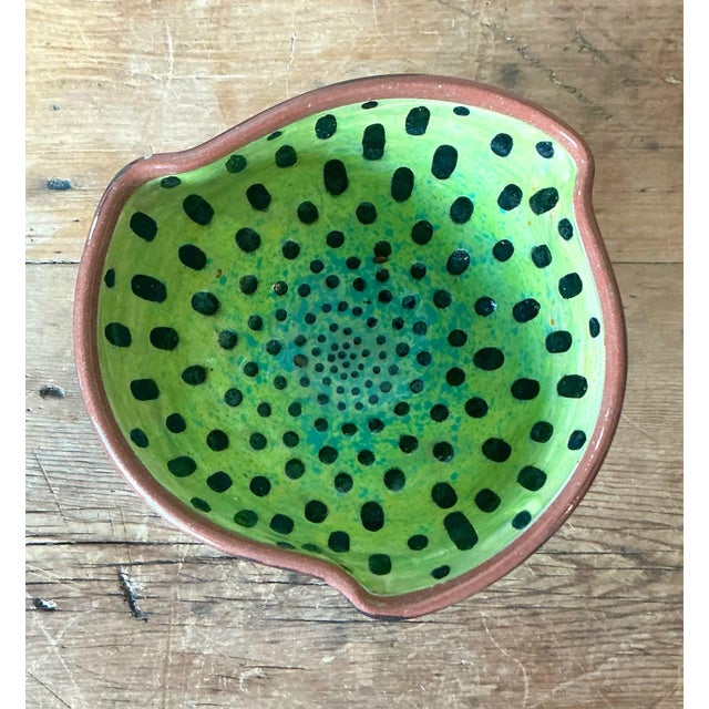 Late 20th Century Vintage Boho Studio Pottery Bowl For Sale - Image 5 of 8