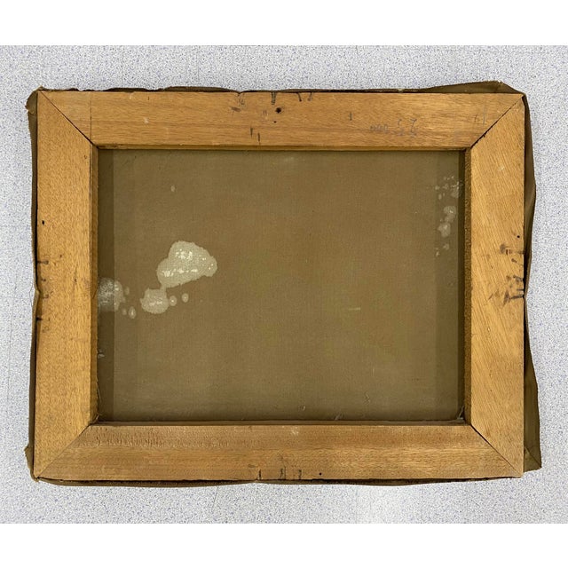 Old Boats in Provence, Oil on Canvas Painting by Felix Eugene Bellenot, Circa 1930 For Sale - Image 16 of 16