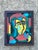 Vintage Original Abstract Figurative Oil on Canvas For Sale - Image 11 of 12