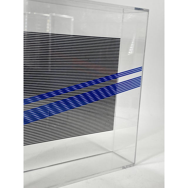 Italian Artist, Op-Art Objects, 1970s, Acrylic Glass, Set of 4 For Sale - Image 16 of 18