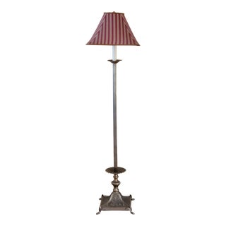 1990s Frederick Cooper Metal Floor Lamp For Sale