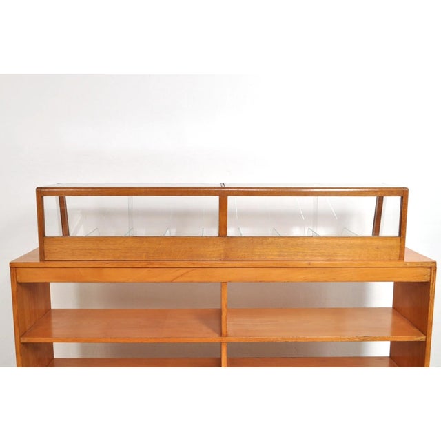 Vintage Display Cabinet in Oak by Minks, 1920s For Sale - Image 14 of 16