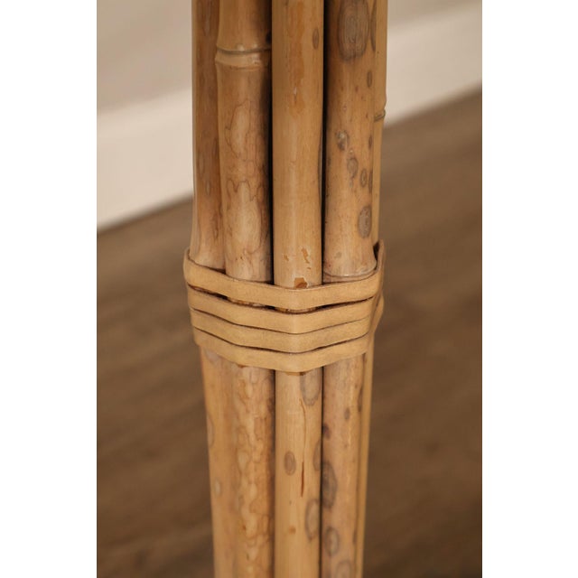 McGuire Bamboo Rattan Table Base For Sale In Philadelphia - Image 6 of 17