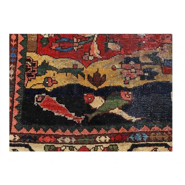 Bakhtiari oriental rugs woven before 1950 were examples of tribal rugs, which are traditionally smaller rugs, with wool...