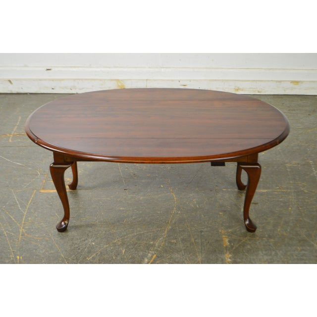 Pennsylvania House Cherry Queen Anne Drop Leaf Coffee Table Chairish