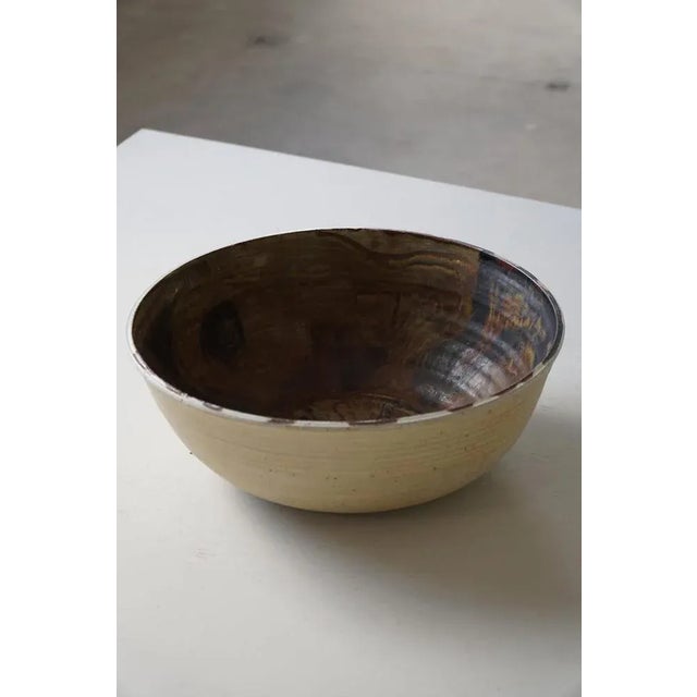 Large Mid-Century Modern Ceramic Bowl attributed to Nils Kähler, Denmark, 1979 For Sale - Image 12 of 15