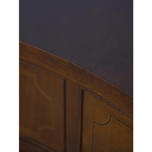 Baker Historic Charleston Mahogany Bow Front Dresser For Sale - Image 12 of 18