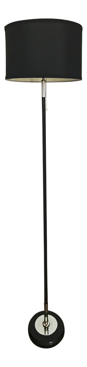 1950s Jacques Adnet Leather Floor Lamp