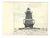 Coastal drawing of an off shore lighthouse by Robert Henry Angeloch (1922-2011). This is probably off Long Island where he...