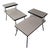 Pair of MCM Laminate Top Step Tables For Sale