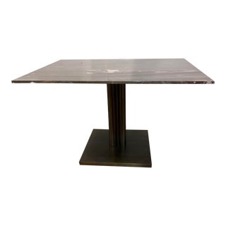 Modern Gray Marble Annick Dining Table For Sale