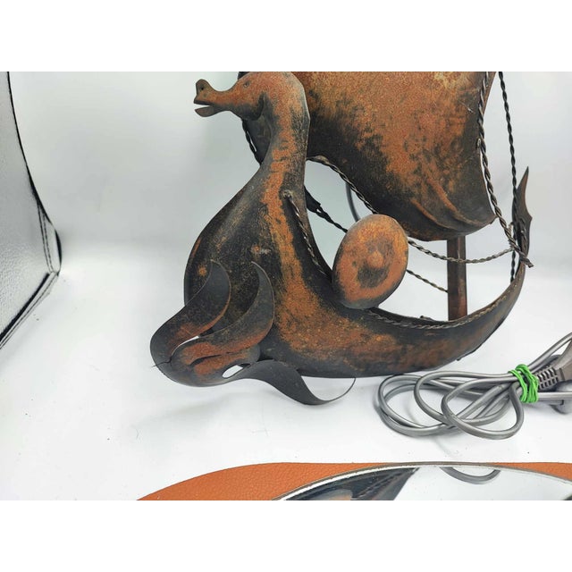 Vintage Griffin Wall Lamp Ship, 1970s For Sale - Image 3 of 8