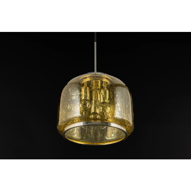 Large Murano Pendant Light by Doria, Germany, 1970s For Sale - Image 14 of 17