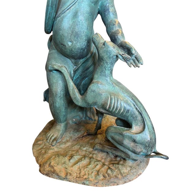 Flowerpots with Cherubs and Animals, 1970s, Set of 2 For Sale - Image 3 of 8