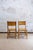 Bamboo and Rush Fabric Chairs, Italy, 1970s, Set of 4 For Sale - Image 4 of 8
