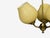 Goldenrod 1940s Swedish Modern, Pendant Light, Brass, Textured Glass For Sale - Image 8 of 12
