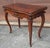19th-Century French Louis XV Style Fold Top Mahogany Game Table / Console Table For Sale - Image 4 of 12