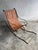 Antique Metal Rocking Chair with Leather Seat For Sale - Image 11 of 11