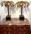 Metal Late 20th Century Pair of Maison Jansen Style Gilt Metal Palm Tree Table Lamps For Sale - Image 7 of 15