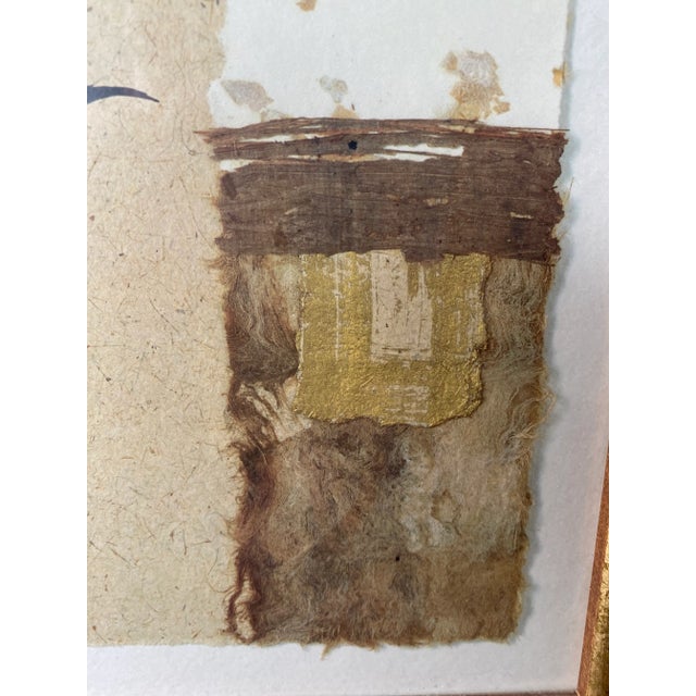 This is a vintage framed botanical watercolor. This watercolor has been painted on a handmade rag paper with decorative...