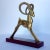 Mid-Century Brass Ram Bookend For Sale - Image 9 of 10