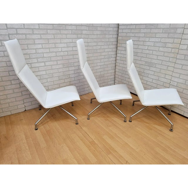 Davis Furniture Modern Mikasa High Back Lounge Chairs by Davis Furniture - Set of 3 For Sale - Image 4 of 13