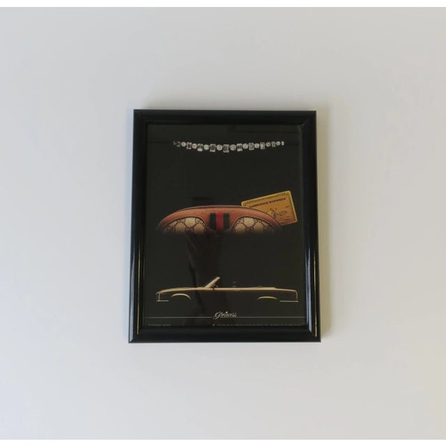 American 1980s Maximalism Wall Art Picture With Gucci, Mercedes and Diamonds For Sale - Image 3 of 12
