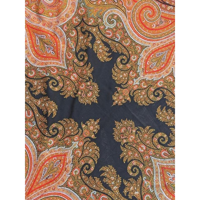 Antique Long Kashmir Shawl, 1890s For Sale - Image 6 of 18